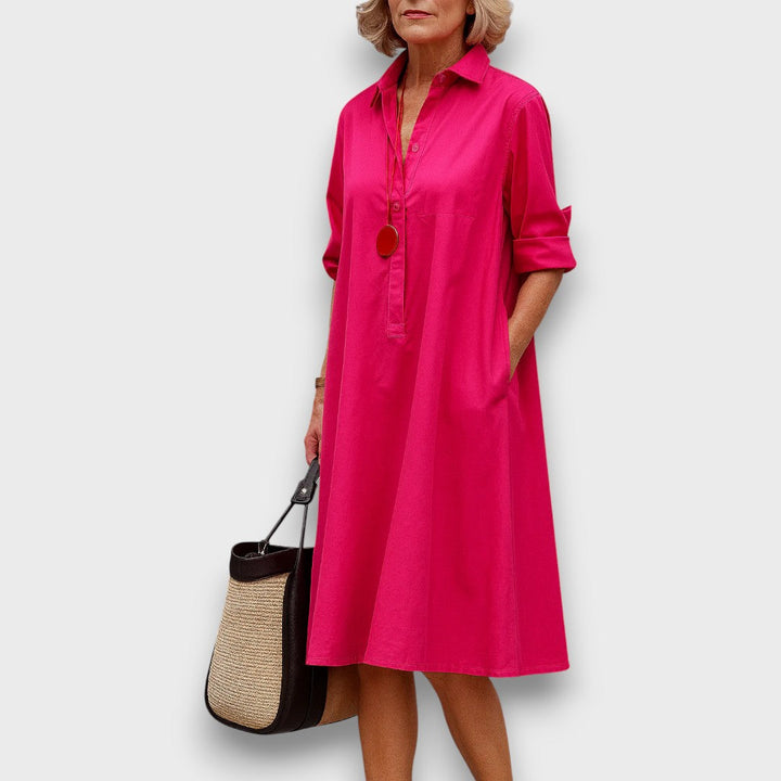 Seraphine – Shirt Dress in Pink