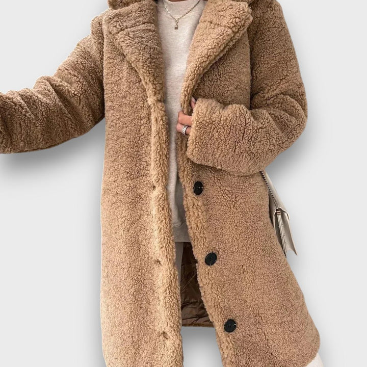 Larene – Plush Teddy Coat