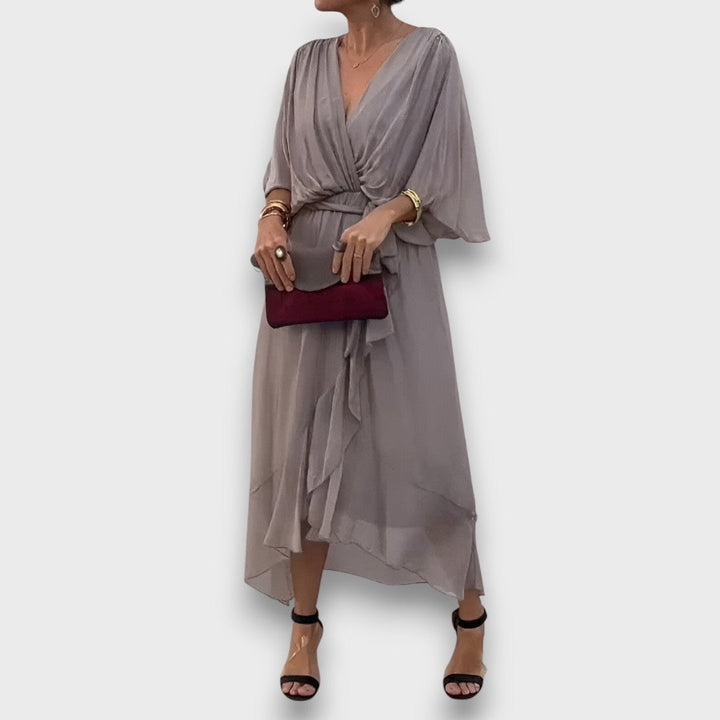 Monica – Airy Dress with V-Neck