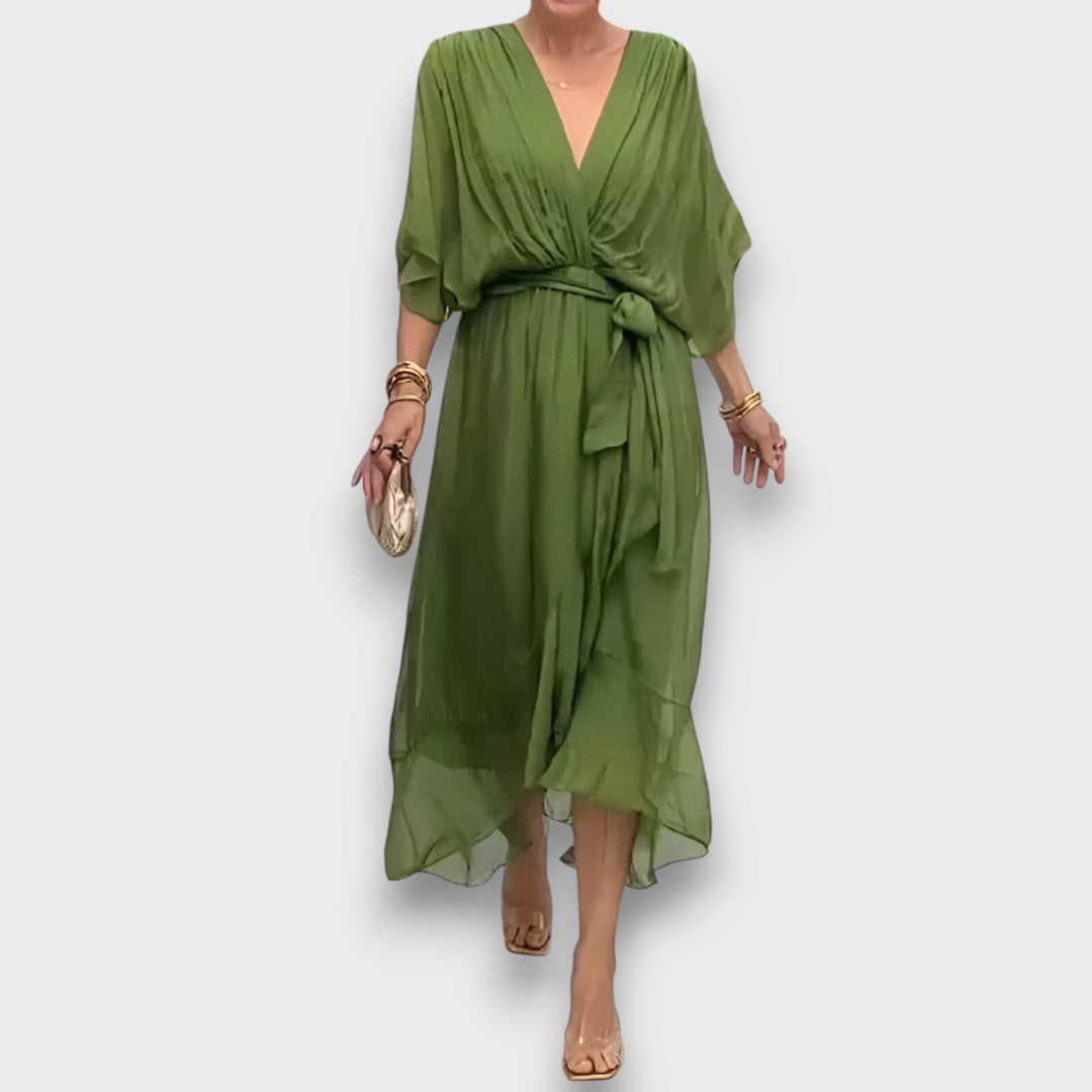 Monica – Airy Dress with V-Neck