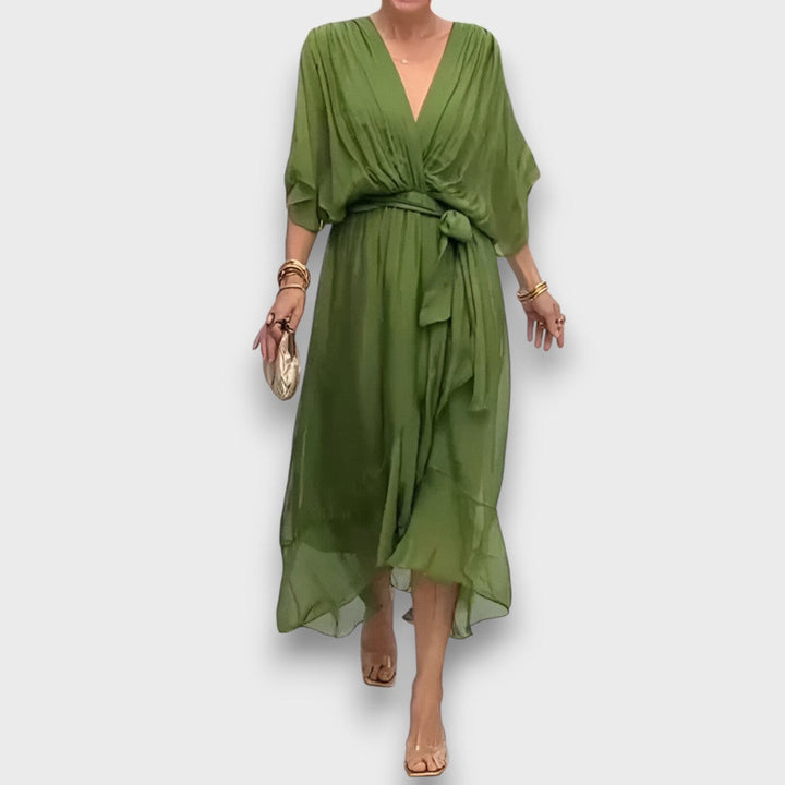 Monica – Airy Dress with V-Neck