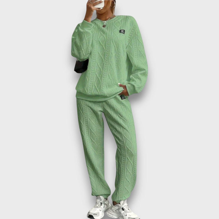 Lunara – Cozy Cable-Knit Lounge Set