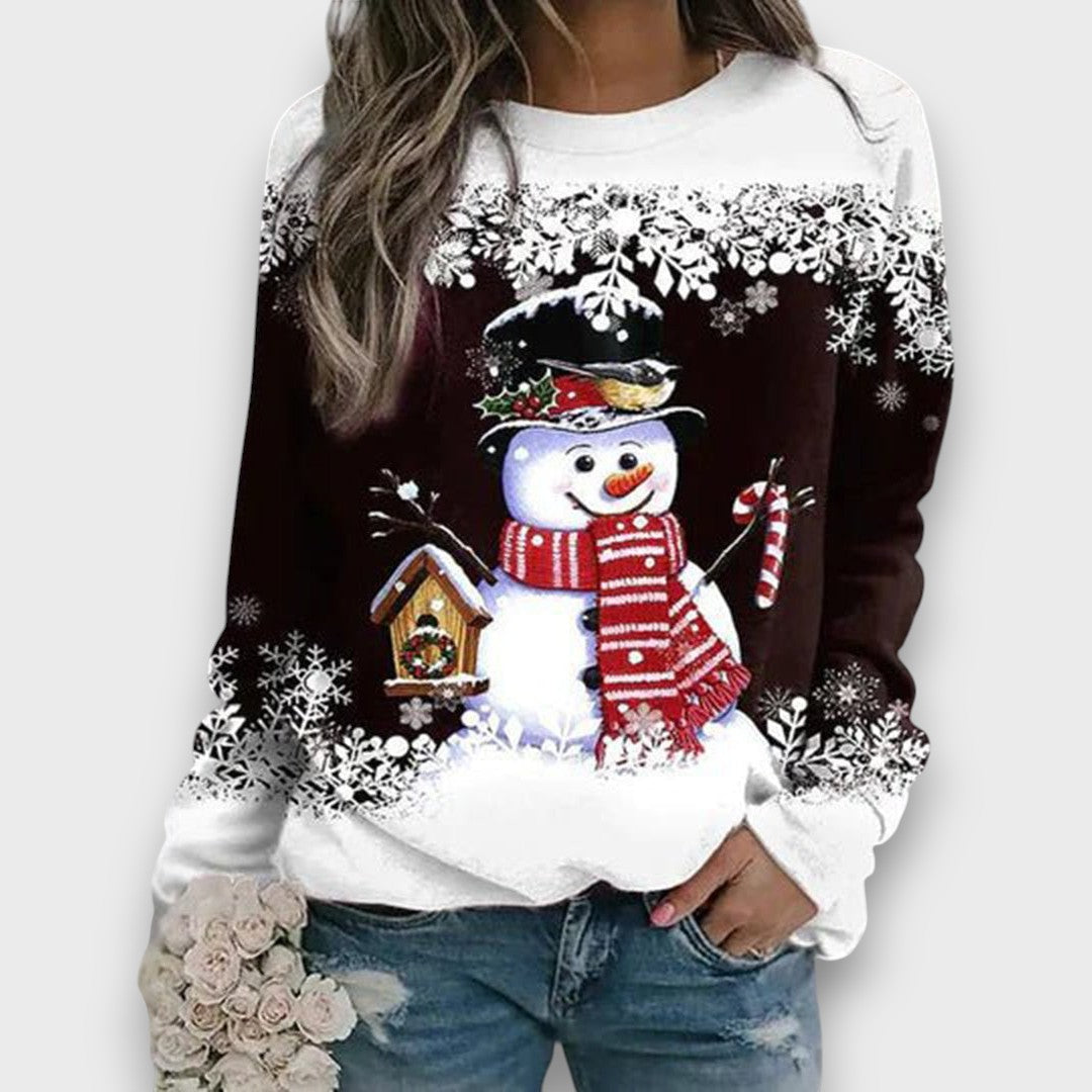 Mailena – Christmas Sweater with Snowman