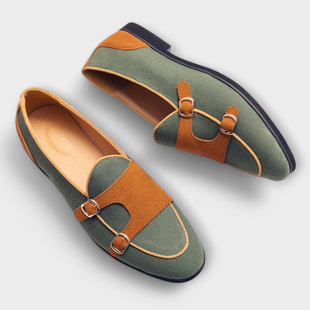Marina – Two-Tone Slip-On Loafers