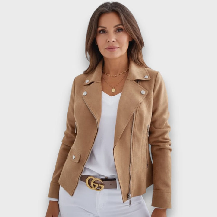 Kaleena – Elegant Suede Jacket