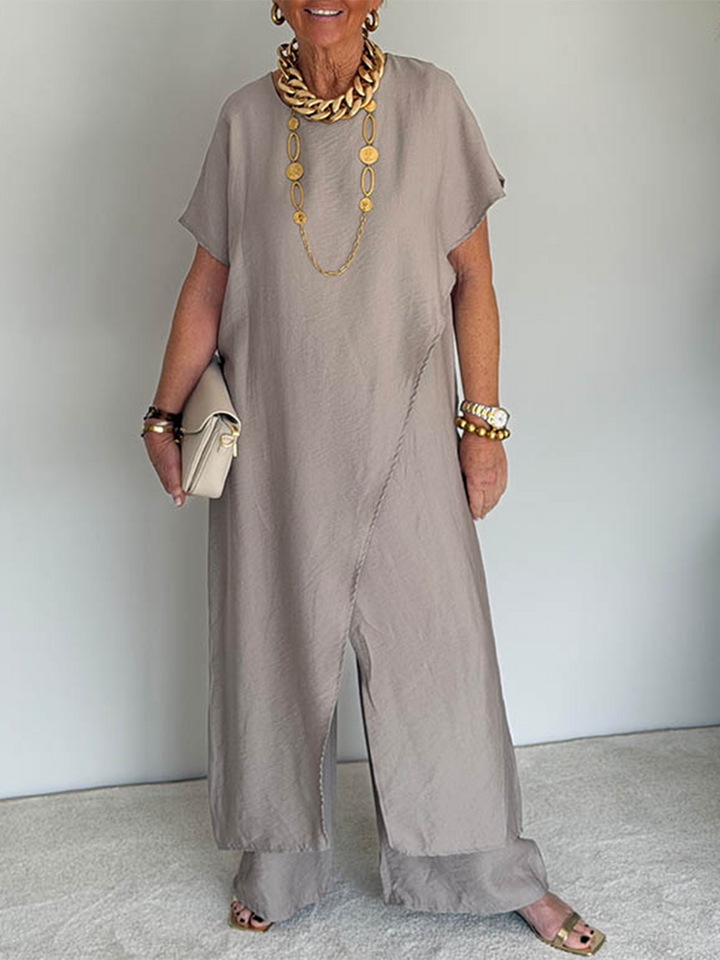 Joleen | Elegant Comfortable Asymmetrical Loose Set