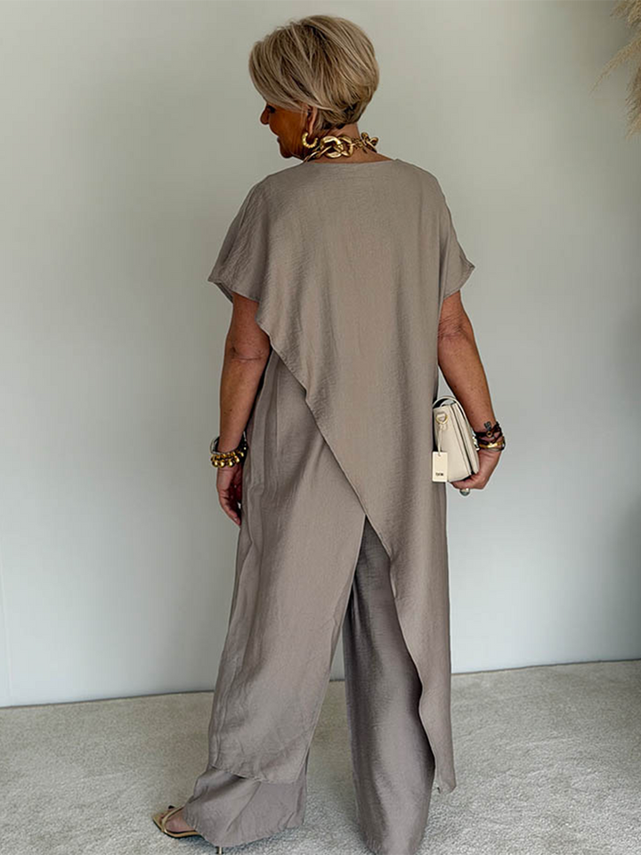 Joleen | Elegant Comfortable Asymmetrical Loose Set
