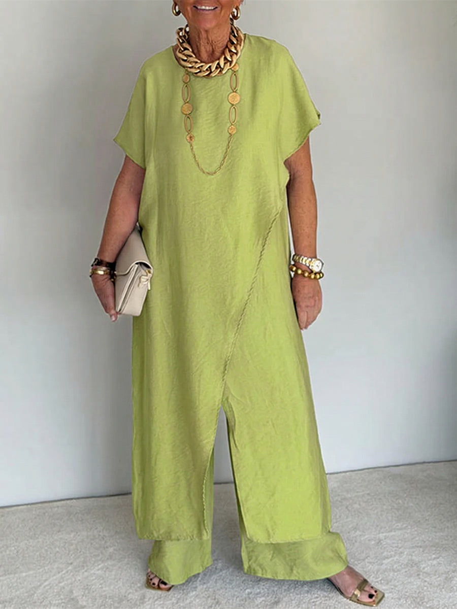 Joleen | Elegant Comfortable Asymmetrical Loose Set