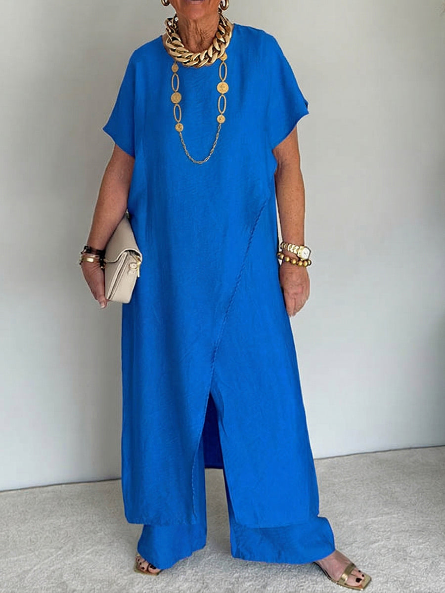 Joleen | Elegant Comfortable Asymmetrical Loose Set
