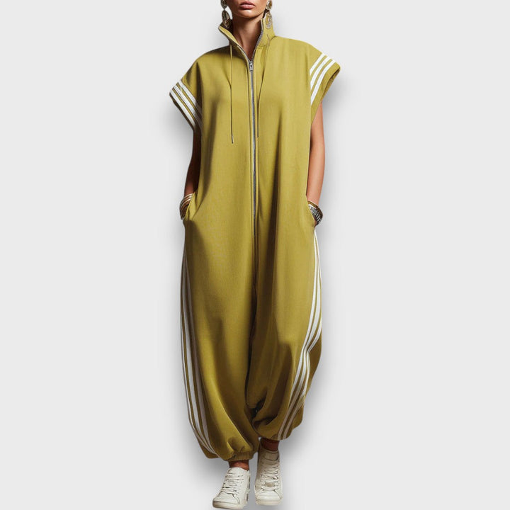 Rana – Zip-Front Utility Jumpsuit