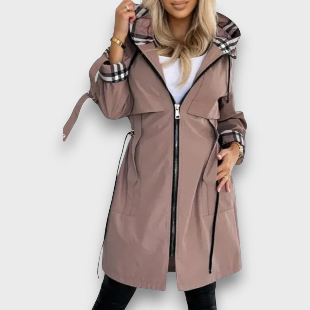 Natalie – Modern Coat with Zipper