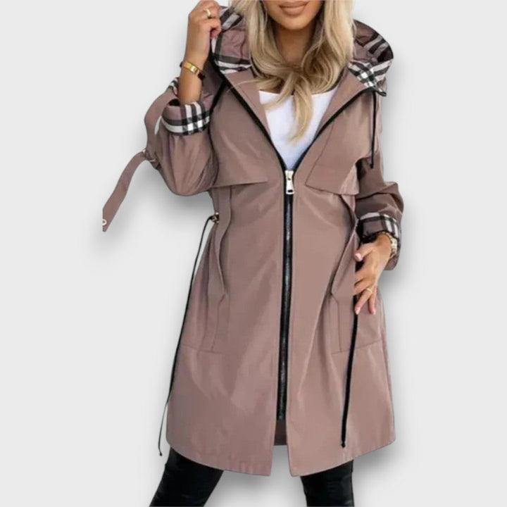 Natalie – Modern Coat with Zipper