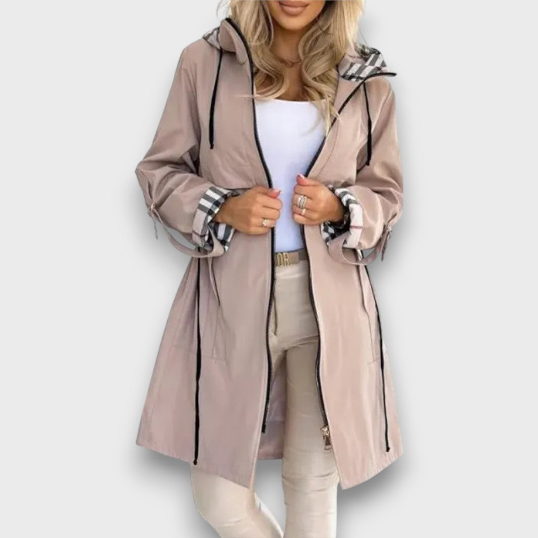 Natalie – Modern Coat with Zipper