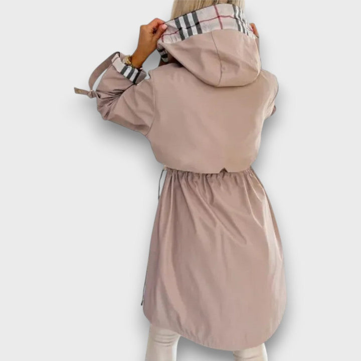 Natalie – Modern Coat with Zipper