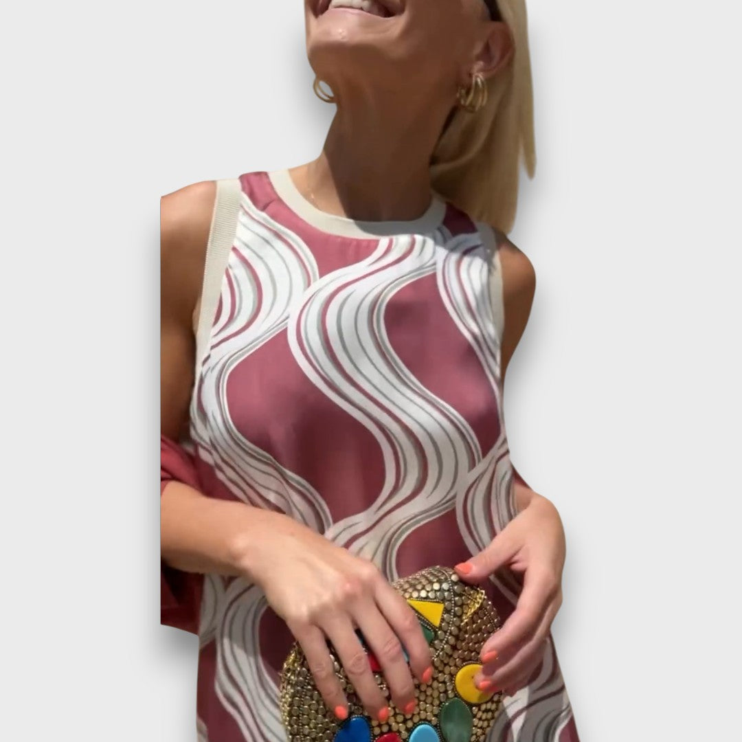 Caliera – Maxi Dress with Cardigan