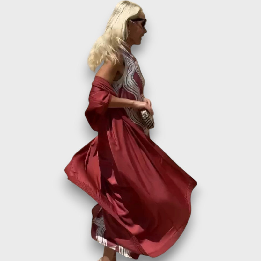 Caliera – Maxi Dress with Cardigan