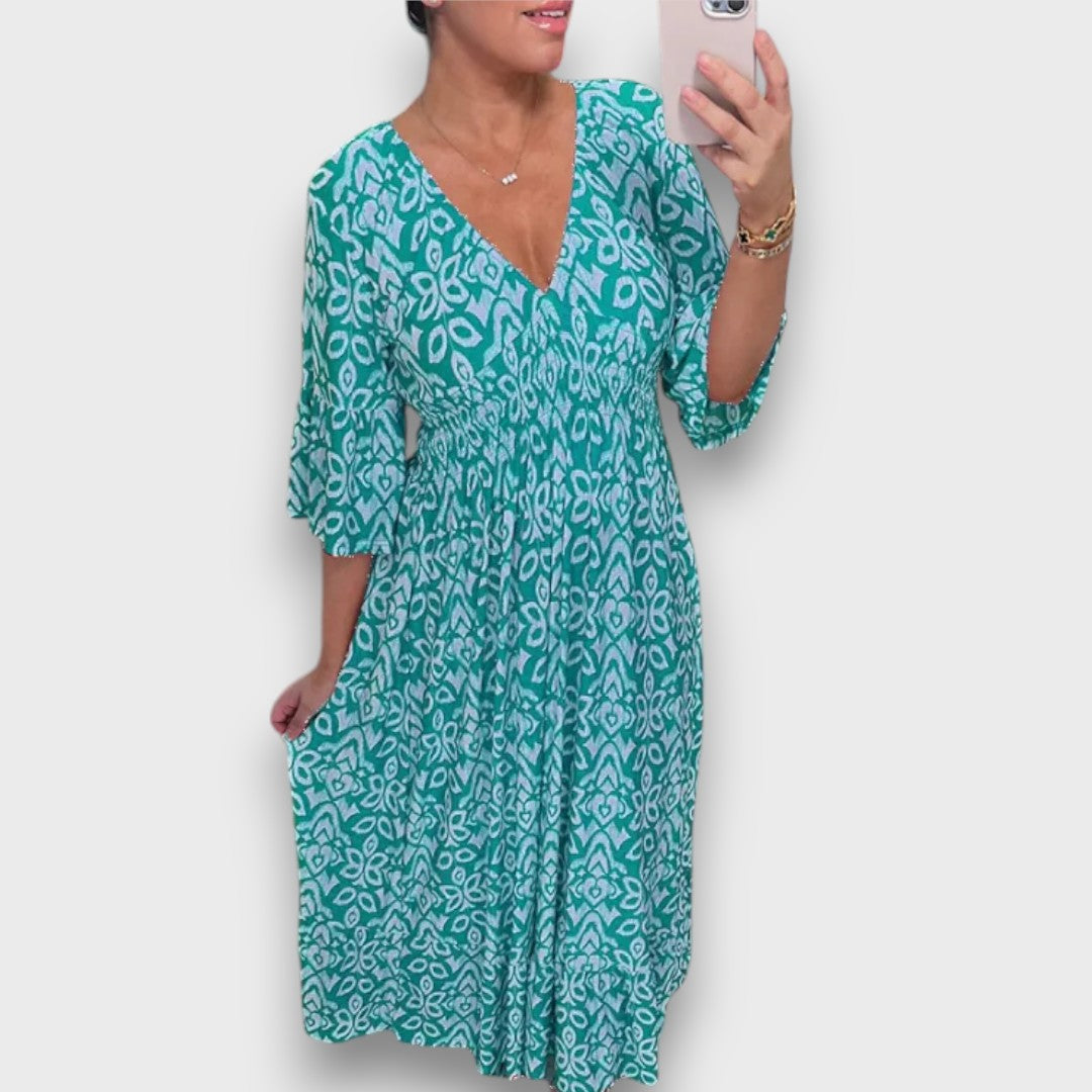 Noelea – Maxi Dress with Playful Boho Flair